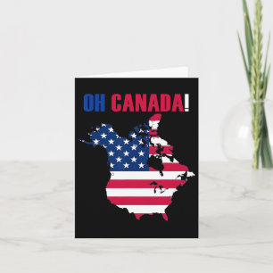 Oh, Kanada! Funny Trump Fan Karte