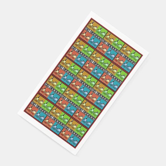 Oh Kanada - Paper Napkin Serviette (Ecke)