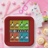 Oh Kanada - Papierplatte Pappteller (Party)