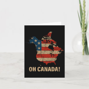Oh Kanada Shirt Karte der USA Funny Trump 2025 4
