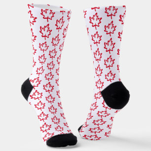 Oh Kanada! Stolz kanadisches rotes Ahornblatt mode Socken