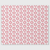 Oh, Kanada! Tag Big Canadain Maple Leaf Geschenkpapier (Flach)