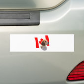Oh, Kanada...und Beagle. Autoaufkleber (Auf Auto)