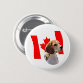 Oh, Kanada...und Beagle. Button (Vorne & Hinten)