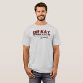 OH-KAY Klempnerarbeit u. Heizung (beunruhigt) T-Shirt (Vorne ganz)