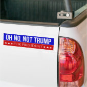 Oh kein, nicht Trumpf Autoaufkleber (On Truck)