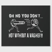 oh kein tun Sie nicht nicht ohne eine Geschenkpapier (Flach)