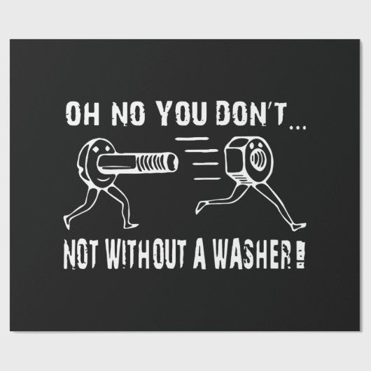 oh kein tun Sie nicht nicht ohne eine Geschenkpapier (Flach)