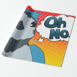 Oh kein Vogel Geschenkpapier