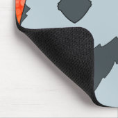 Oh kein Vogel Mousepad (Ecke)