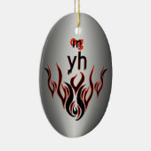 Oh! Keramikornament (Rechts)