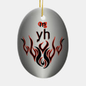 Oh! Keramikornament (Hinten)