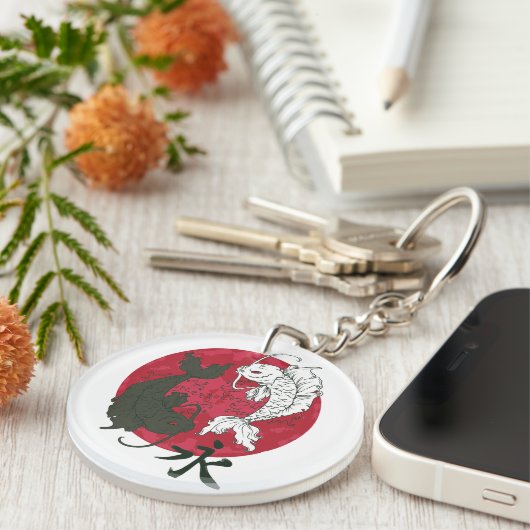 Oh Koi Schlüsselanhänger (Vorderseite rechts)