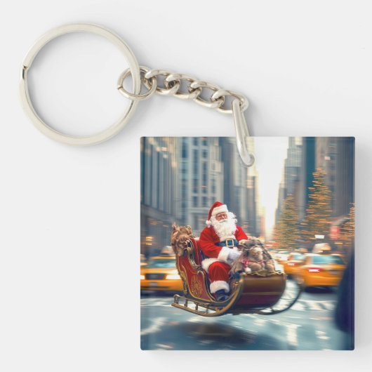 Oh, komm auf NYC! Schlüsselanhänger (Vorderseite)