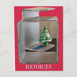 Oh, komm, Emmanuel CHRISTMAS TREE Christlich Postkarte