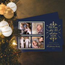 Oh, komm Lass uns Adore Ihm 4 Foto Weihnachten
