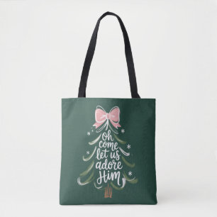 Oh kommt lasst uns ihn anbeten Christliches Weihna Tasche