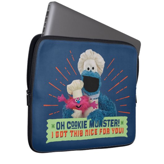 Oh Krümelmonster! Ich habe das nett für dich Got Laptopschutzhülle (Vorne Rechts)
