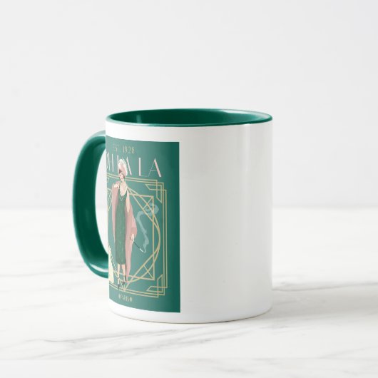 Oh La Art Deco Tasse (Vorderseite Links)