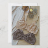 Oh La Boho Lingerie Bridal Dusche Einladung (Rückseite)