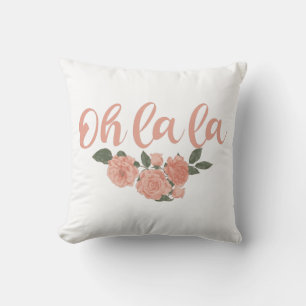 Oh La - Französische Redewendungen Kissen
