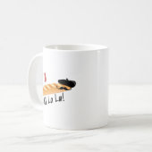 Oh La - French Baguette - Funny Francophile Kaffeetasse (Vorderseite Links)