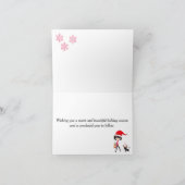 Oh La Girl und Cat Paris Eiffel Tower Weihnachten (Innenseite)