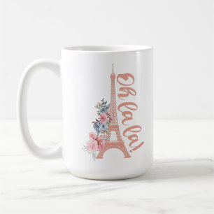 Oh La La - Eiffel Tower Paris France Kaffeetasse