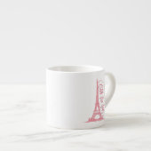 Oh La La - Eiffel Tower Paris Frankreich Espressotasse (Vorderseite Rechts)