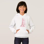 Oh La La - Eiffel Tower Paris Frankreich Hoodie (Vorne ganz)