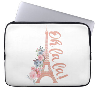 Oh La La - Eiffel Tower Paris Frankreich Laptopschutzhülle