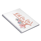 Oh La La - Eiffel Tower Paris Frankreich Notizblock (Rechte Seite)