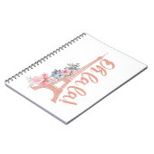 Oh La La - Eiffel Tower Paris Frankreich Notizblock (Linke Seite)