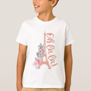 Oh La La - Eiffel Tower Paris Frankreich T-Shirt