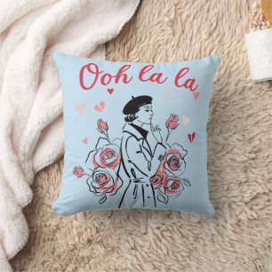 Oh La La Paris Mädchen – Romantische französische Kissen