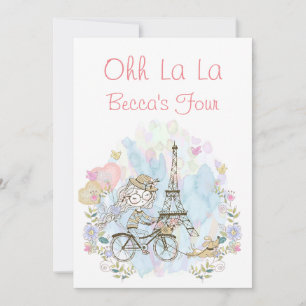 Oh La La Pariserin   Einladung