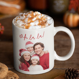 Oh La La Personalized Family Photo Mug Kaffeetasse