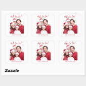 Oh La La Personalized Family Photo Sticker (Blatt)