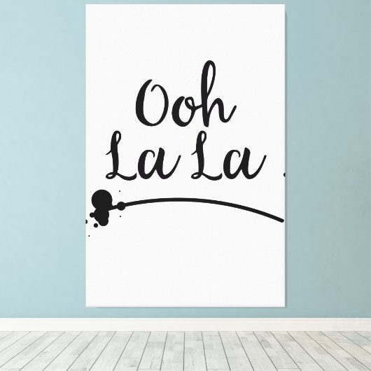 Oh La Leinwanddruck (Insitu (Holzboden))