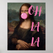 OH LA Mona Lisa Altered Art Poster (Vorne)