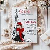 Oh la Paris Birthday Einladung