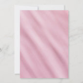 Oh La Pink Lingerie Bridal Dusche Einladung (Rückseite)