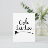 Oh La Postkarte (Stehend Vorderseite)