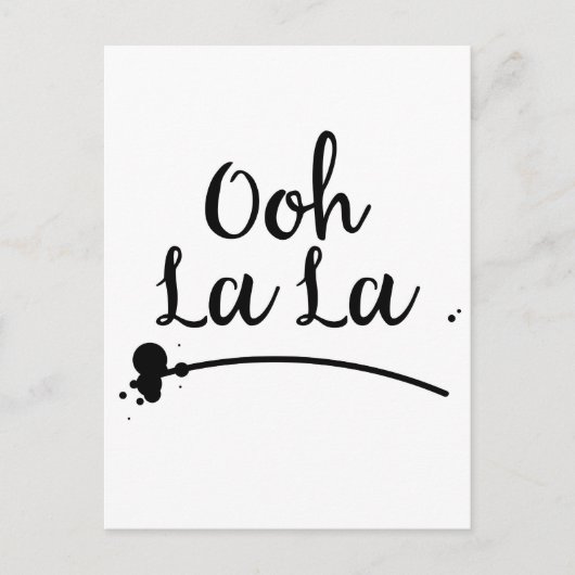 Oh La Postkarte (Vorderseite)