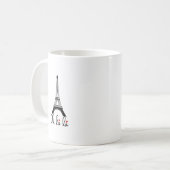 Oh Lala Paris Kaffeetasse (Vorderseite Links)