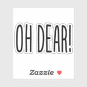 OH LASS! AUFKLEBER (Blatt)