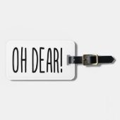 OH LASS! Gepäckanhänger (Vorderseite horizontal)