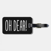 OH LASS! Gepäckanhänger (Rückseite horizontal)