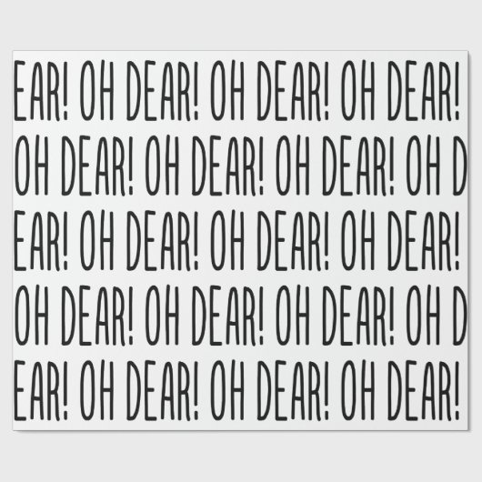 OH LASS! GESCHENKPAPIER (Flach)