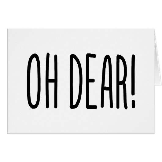 OH LASS! KARTE (Vorderseite (Horizontal))